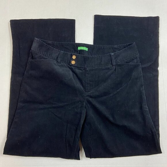 Lilly Pulitzer Palm Beach Fit Black Corduroy Pants, 6 - Picture 1 of 7